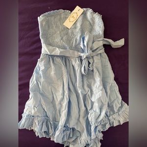 Zexxy size M romper in light blue